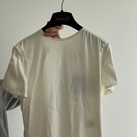 LANVIN silk gown French 34 NWT - Picture 8 of 16